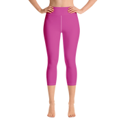 Fuschia Capri Yoga Pants