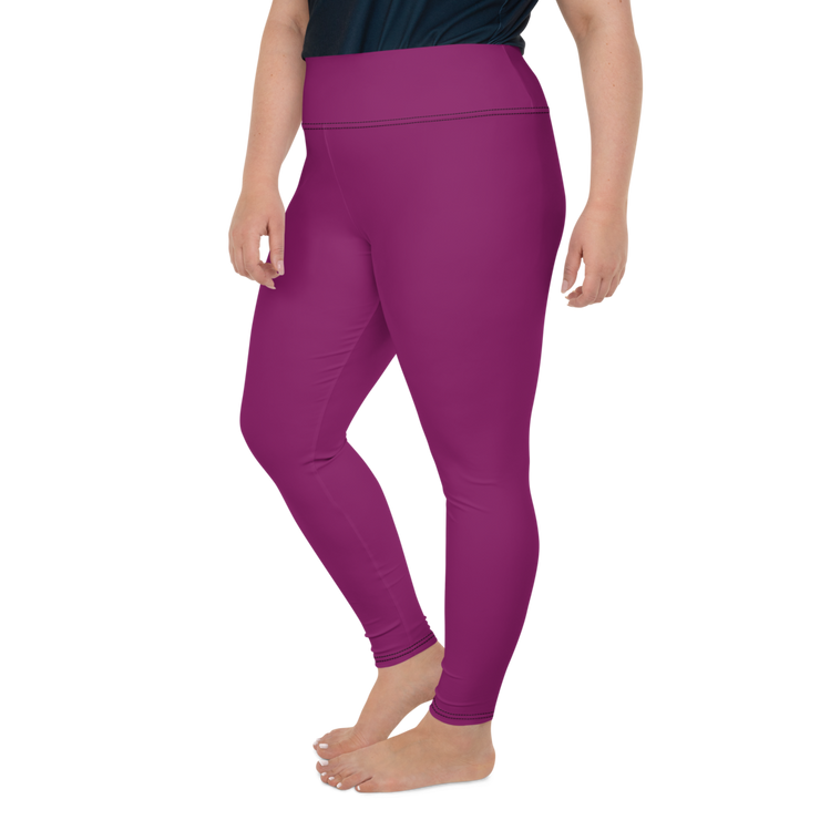 Raspberry Plus Size Leggings