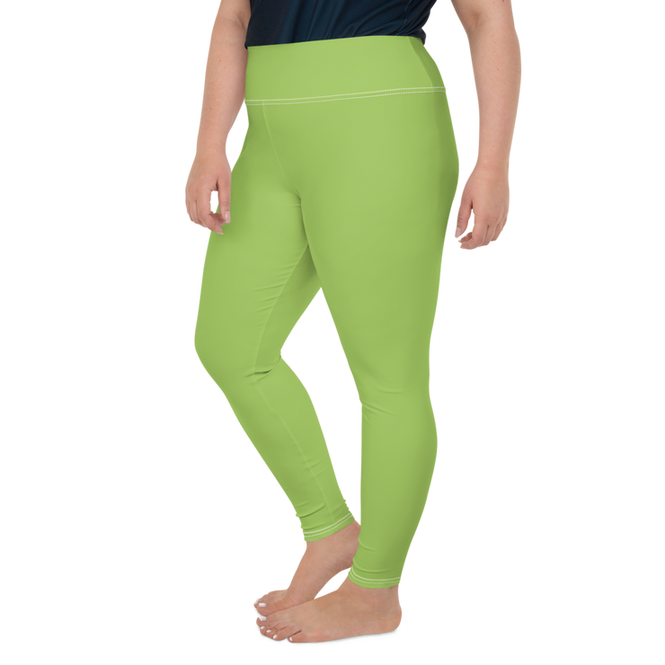 Apple Green Plus Size Leggings