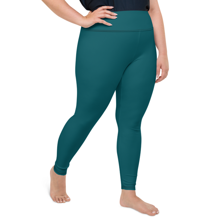 Sherpa Blue Plus Size Leggings