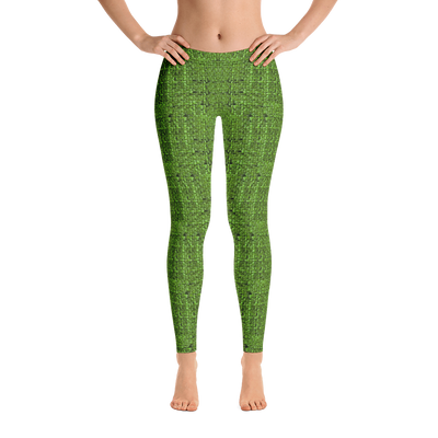 Green Bouclé Leggings
