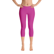 Magenta Capri Leggings