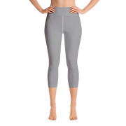 Gray Capri Yoga Pants