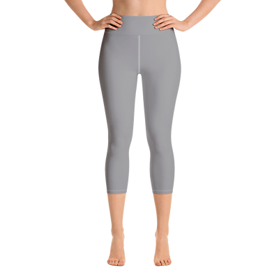 Gray Capri Yoga Pants