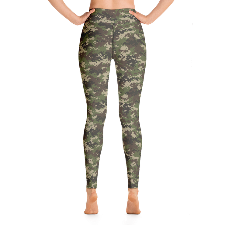 Camo Pixel Yoga Pants