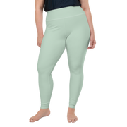 Pastel Green Plus Size Leggings