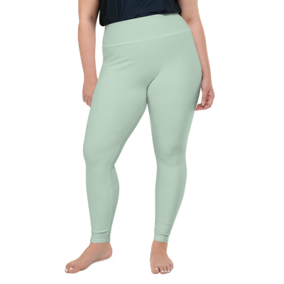 Pastel Green Plus Size Leggings