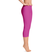 Magenta Capri Leggings