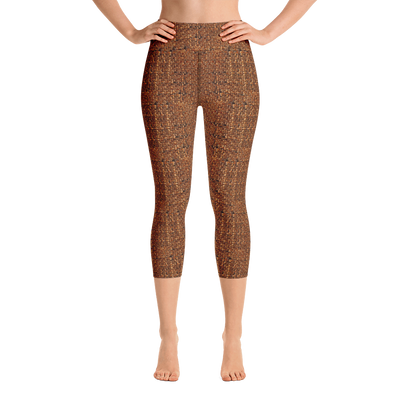 Terracotta Bouclé Capri Yoga Pants