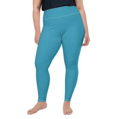 Steel Blue Plus Size Leggings