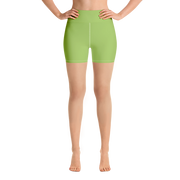 Apple Green Yoga Shorts