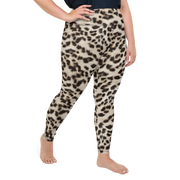 Snow Leopard Plus Size Leggings