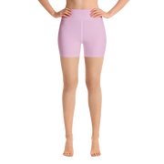 Pink Lavender Yoga Shorts