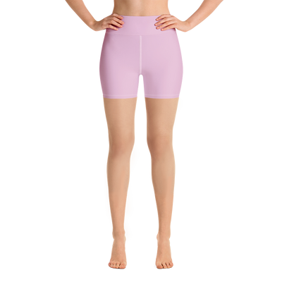 Pink Lavender Yoga Shorts