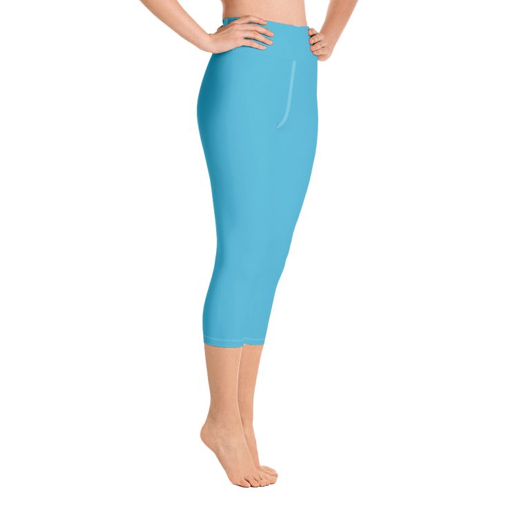 Pacific Blue Capri Yoga Pants