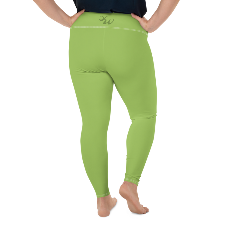 Apple Green Plus Size Leggings