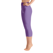 Violet Capri Yoga Pants