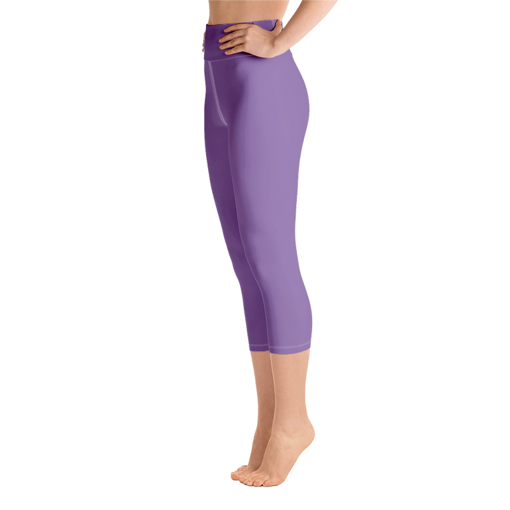 Violet Capri Yoga Pants