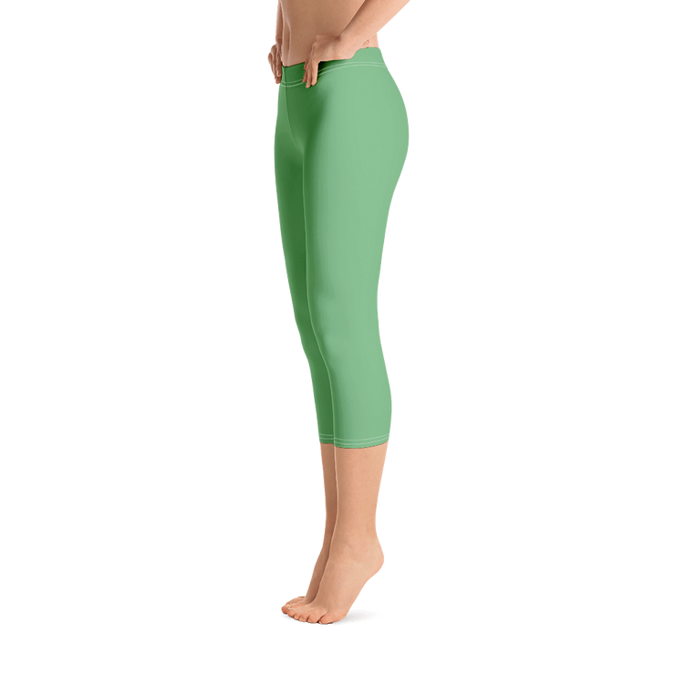 Fern Plant Capri Leggings