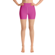 Fuschia Yoga Shorts