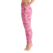 Pink Camo Pixel Yoga Pants