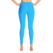 Neon Blue Yoga Pants