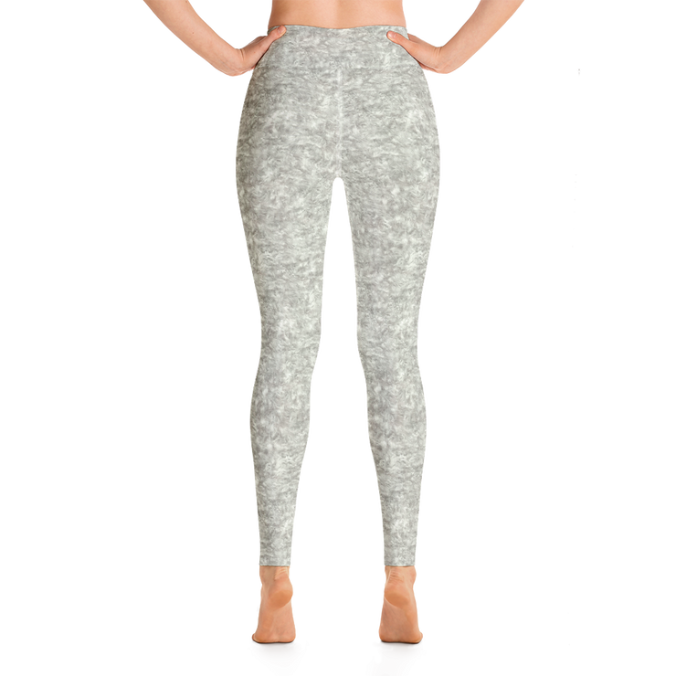 Silver Fur Yoga Pants