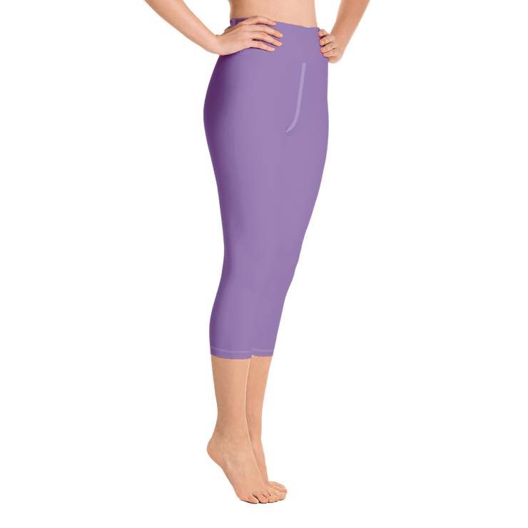 Violet Capri Yoga Pants