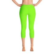 Neon Green Capri Leggings