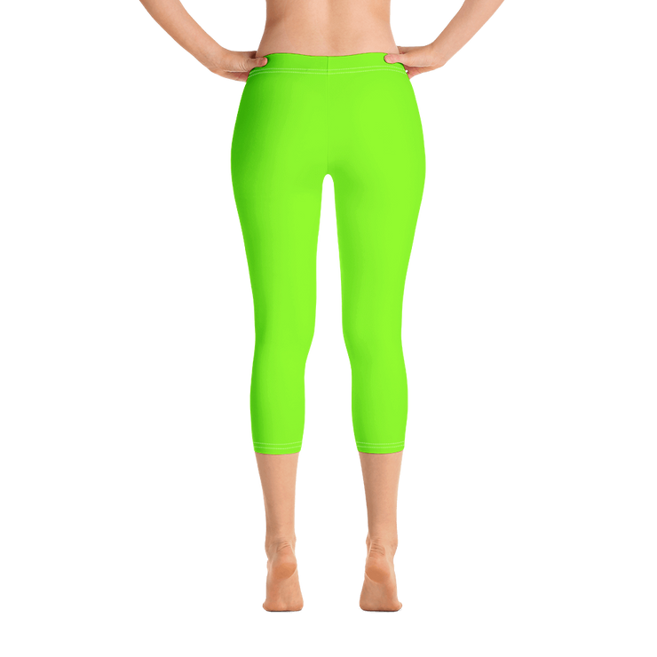 Neon Green Capri Leggings