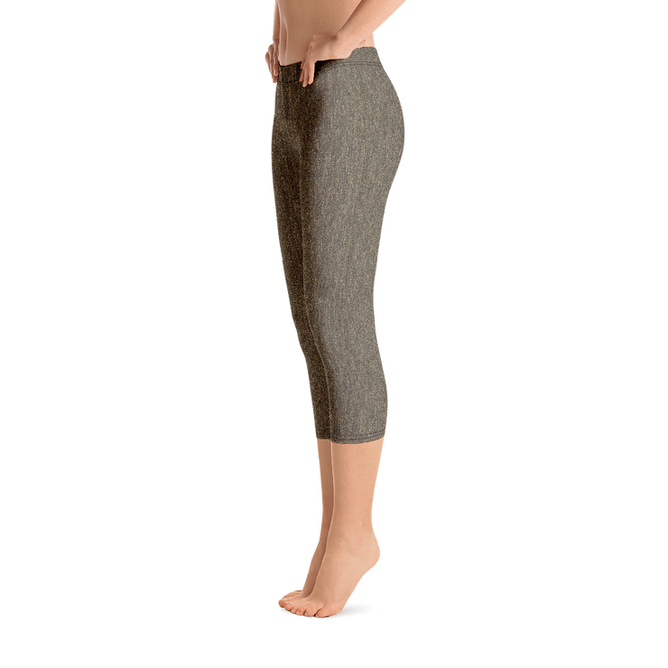 Flax Denim Jean 243 Capri Leggings