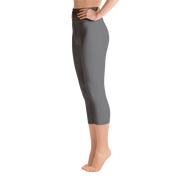 Dark Gray Capri Yoga Pants