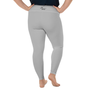 Silver Plus Size Leggings