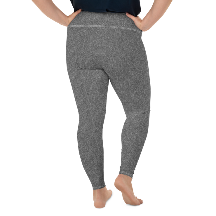 Grey Denim Jean 243 Plus Size Leggings