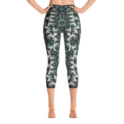 Rainforest Snakeskin Capri Yoga Pants