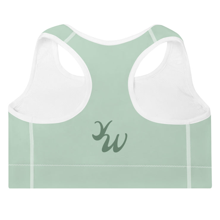 Pastel Green Sports Bra