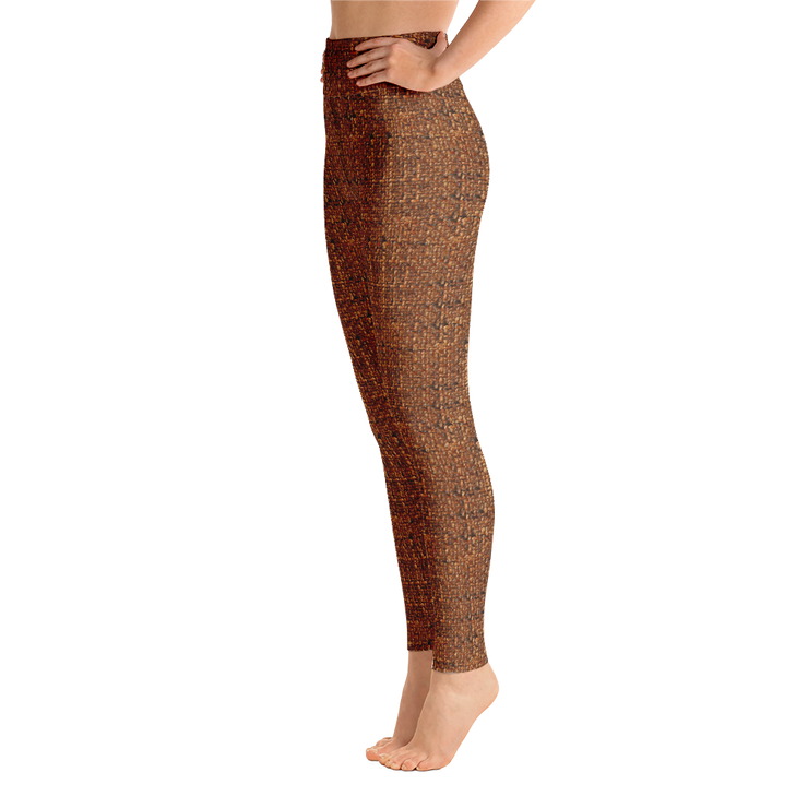 Terracotta Bouclé Yoga Pants