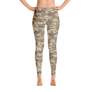 Brown Camo Pixel Leggings