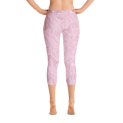 Cherry Cream Capri Leggings