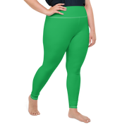 Green Plus Size Leggings