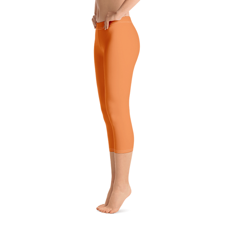 Coral Capri Leggings