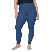 Blue Denim Jean 250 Plus Size Leggings