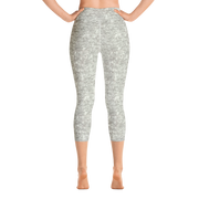 Silver Fur Capri Yoga Pants