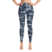 Blue Camo Yoga Pants