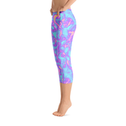 Bubble Gum Blaze Capri Leggings