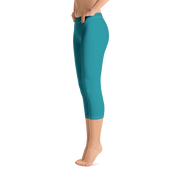 Teal Capri Leggings