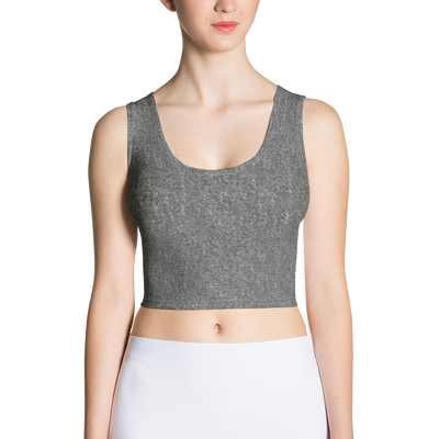 Grey Denim Jean 243 Crop Top