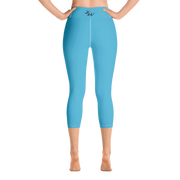 Pacific Blue Capri Yoga Pants