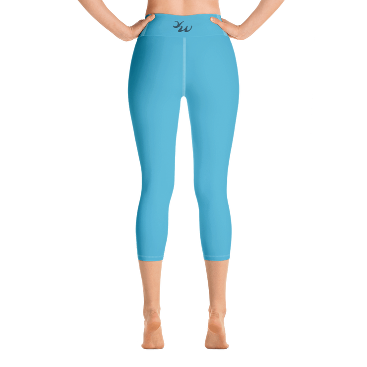 Pacific Blue Capri Yoga Pants