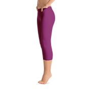 Raspberry Capri Leggings